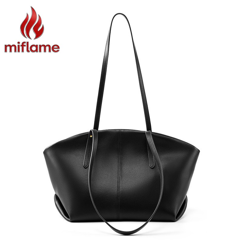 Luxury Bags Everyday - 여성용 미니멀리스트 토트백, 천연 가죽 대용량