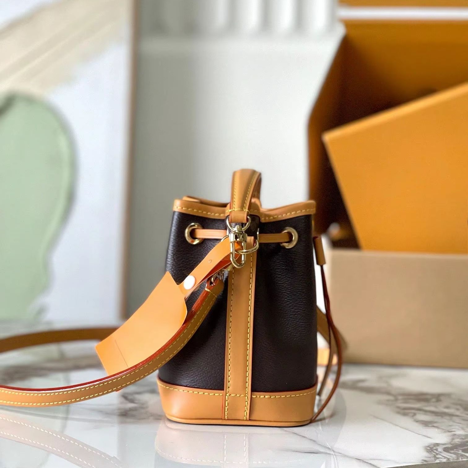 모노그램 캔버스 미니 버킷 핸드백, 럭셔리 멀티웨이 미 - Tote Bag Leather Monogram 리뷰 및 가격
