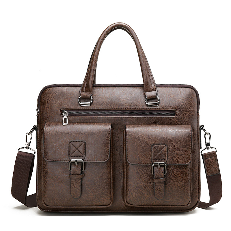 럭셔리 브랜드 남자 비즈니스 서류 가방 PU 가죽 메신 - Luxury Bags For Laptop 리뷰 및 가격