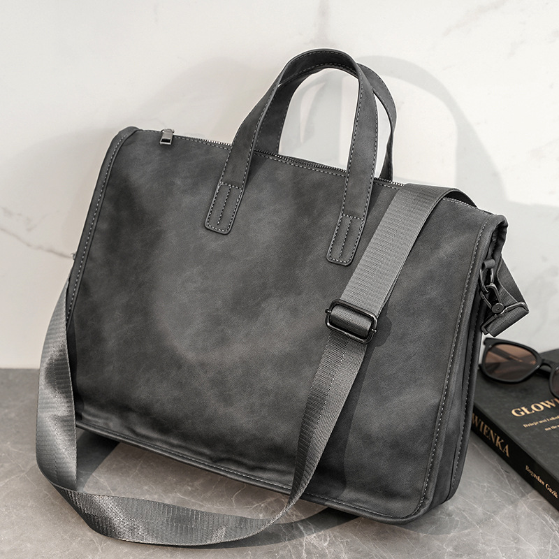 캐주얼 비즈니스 남성용 핸드백 패션 대용량 서류 가방  - Luxury Bags For Laptop 리뷰 및 가격