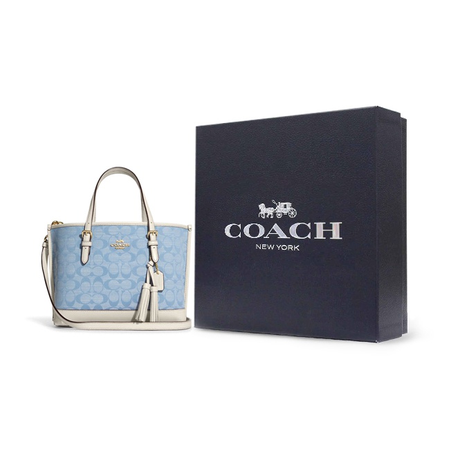 COACH 캔버스와 가죽 토트백, 쇼핑백, 핸드백, 크 - Tote Bag Leather Monogram 리뷰 및 가격