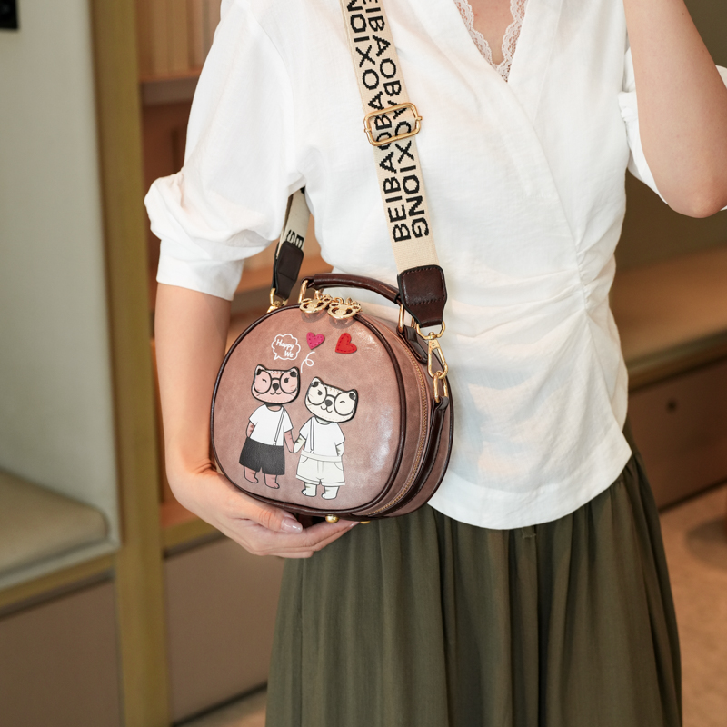 새로운 스타일의 여성용 원형 가방, 캐주얼 메신저 백, - Luxury Bags News 리뷰 및 가격