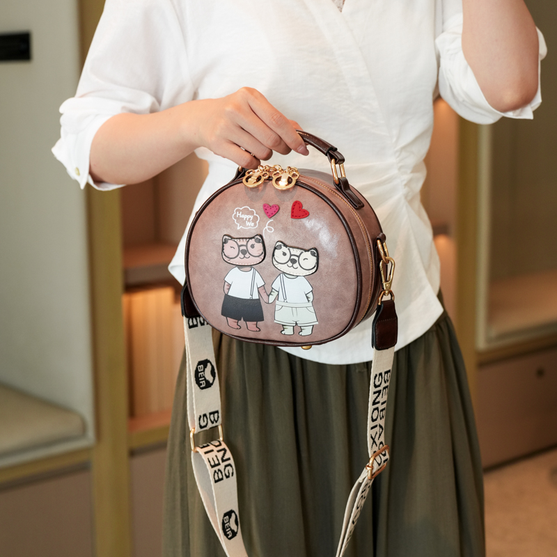 새로운 스타일의 여성용 원형 가방, 캐주얼 메신저 백, - Luxury Bags News 리뷰 및 가격