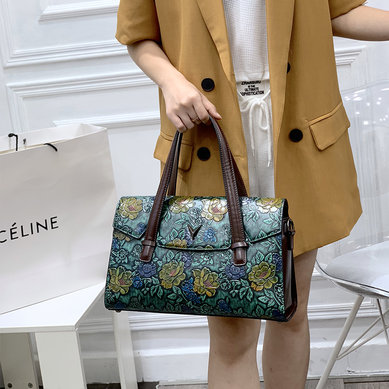여성을위한 빈티지 3D 양각 꽃 핸드백 럭셔리 비건 가 - Luxury Bags Vegan 리뷰 및 가격
