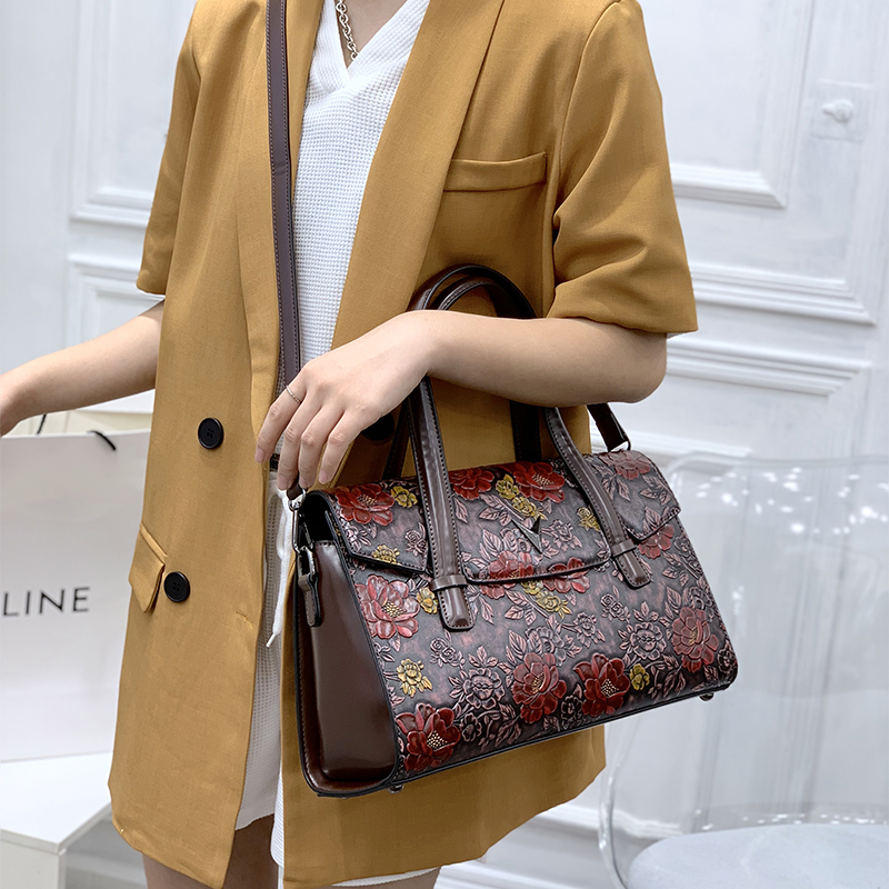 여성을위한 빈티지 3D 양각 꽃 핸드백 럭셔리 비건 가 - Luxury Bags Vegan 리뷰 및 가격