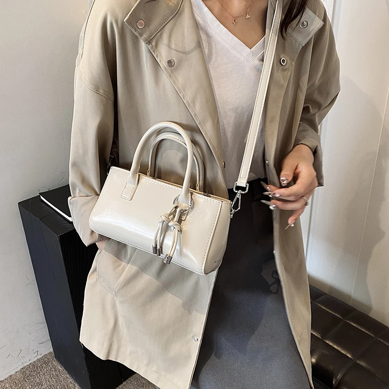 LEFTSIDE 여성용 소형 PU 가죽 탑 핸들 백,  - Luxury Y2K Bags 리뷰 및 가격