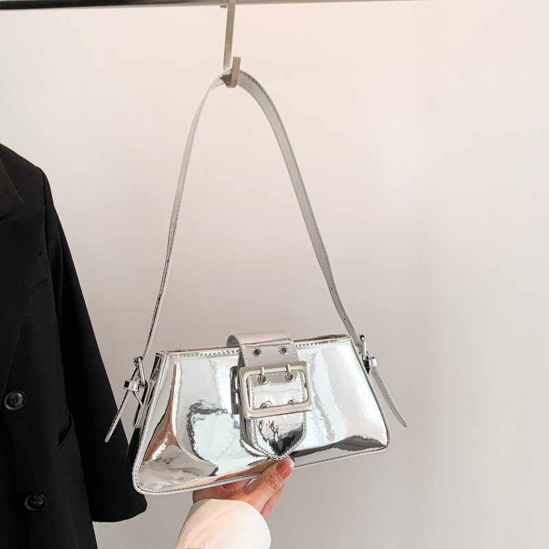 Y2K 골드 숄더백 여성용 실버 겨드랑이 핸드백, 작은 - Luxury Y2K Bags 리뷰 및 가격