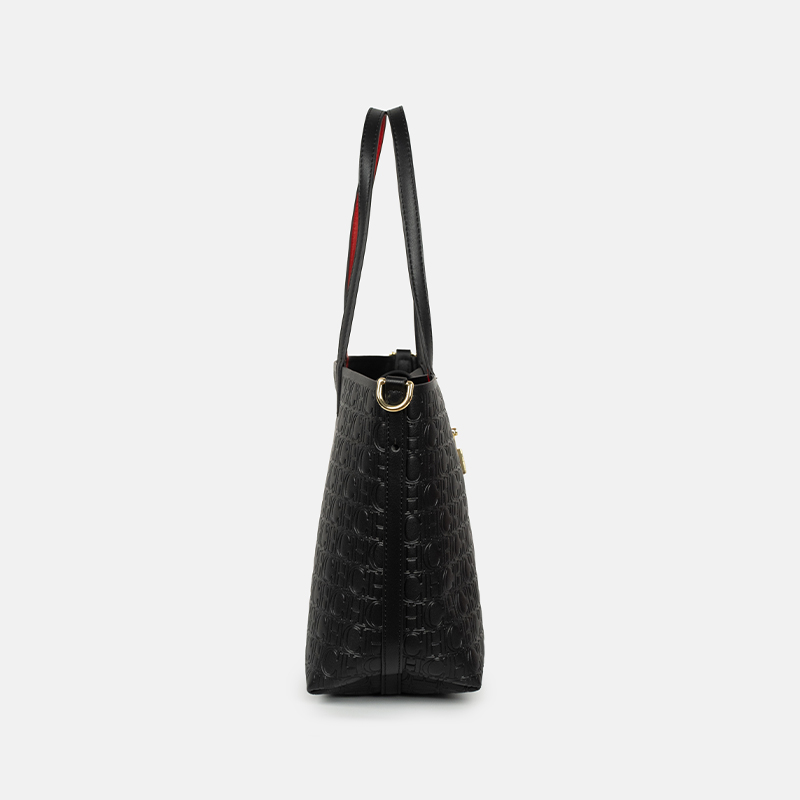 CH 엠보싱 모노그램 토트백 여성용 대용량 PU 가죽  - Tote Bag Leather Monogram 리뷰 및 가격