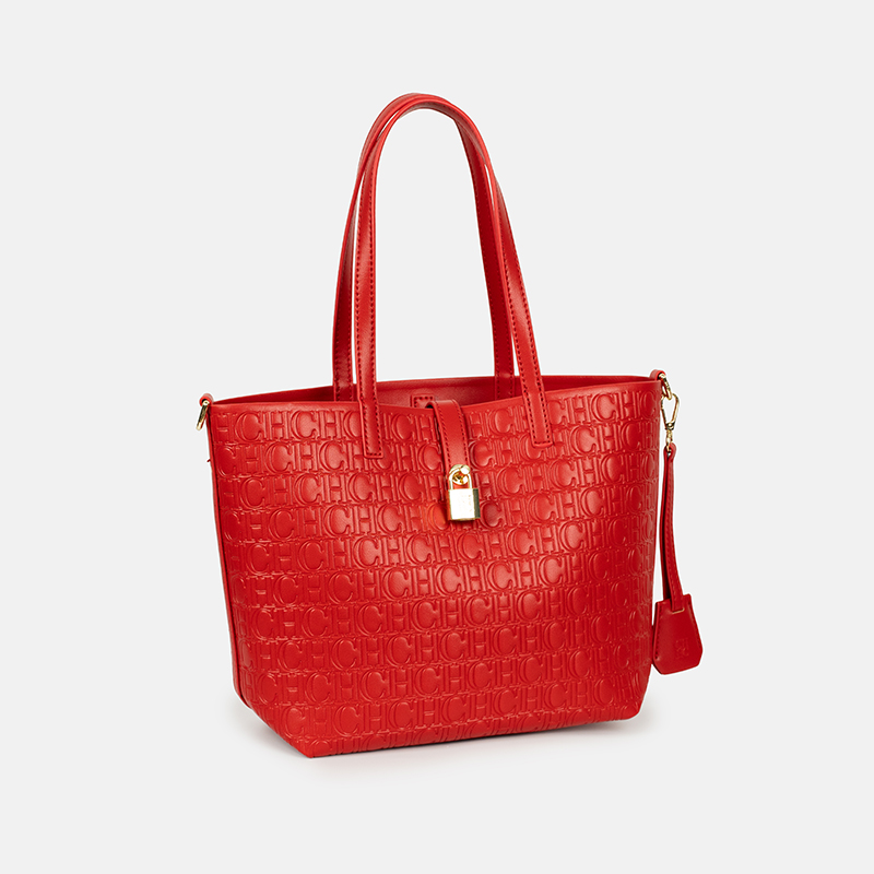 CH 엠보싱 모노그램 토트백 여성용 대용량 PU 가죽  - Tote Bag Leather Monogram 리뷰 및 가격