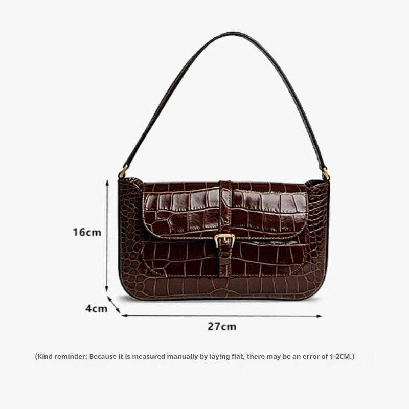 여성용 고급스러운 데일리 숄더백, 탑 핸들, 악어 무늬 - Luxury Bags Everyday 리뷰 및 가격