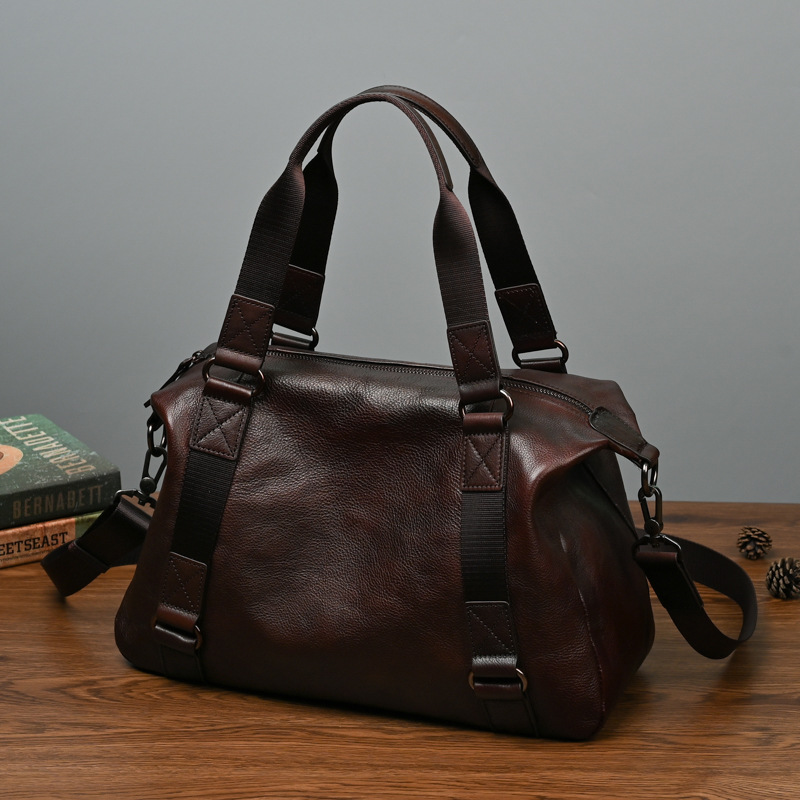    패션 럭셔리 남성용 핸드백 Rea lLeathe - Luxury Bags For Laptop 리뷰 및 가격