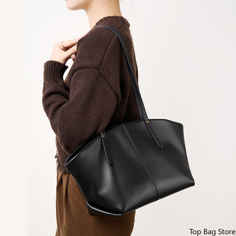 여성용 미니멀리스트 토트백, 천연 가죽 대용량 데일리  - Luxury Bags Everyday 리뷰 및 가격