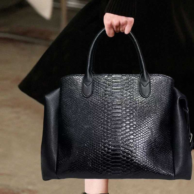 가벼운 럭셔리 우아한 레트로 여성용 대용량 뱀피 무늬  - Luxury Bags Vegan 리뷰 및 가격