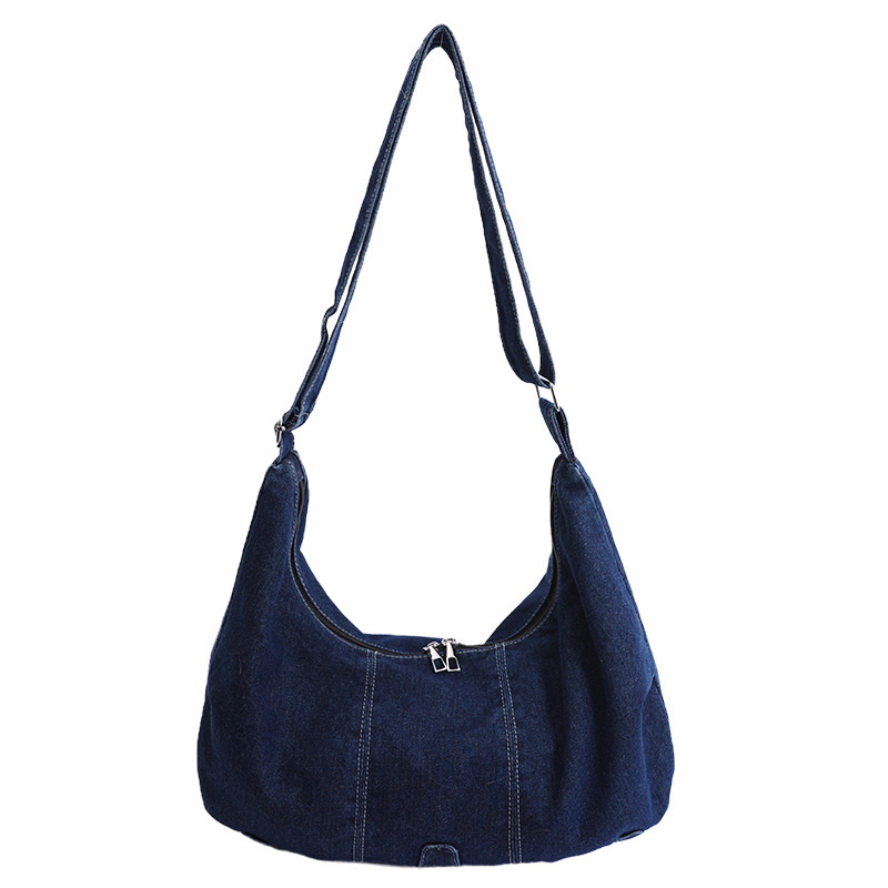 캐주얼 데님 대용량 크로스바디 백 여성용 숄더백 지갑  - Luxury Bags Denim 리뷰 및 가격