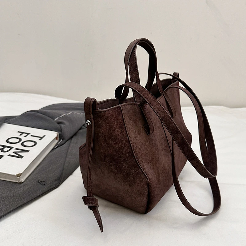 라이트 럭셔리 솔리드 PU 햅스 숄더백 2025 핫세일 - Luxury Bags Sale 리뷰 및 가격