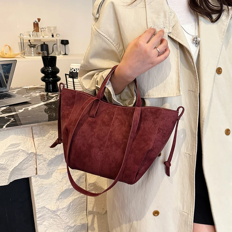 라이트 럭셔리 솔리드 PU 햅스 숄더백 2025 핫세일 - Luxury Bags Sale 리뷰 및 가격