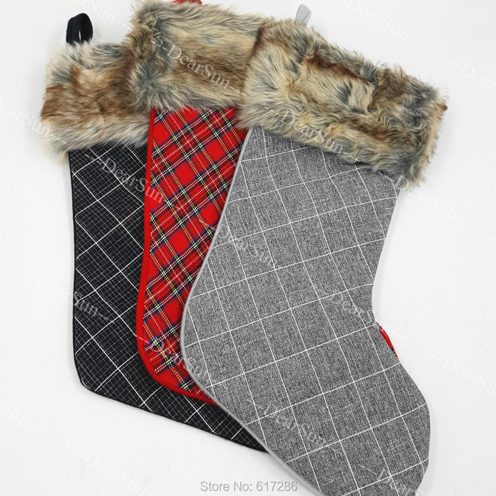 2018 새로운 3 개/대 고급스러운 크리스마스 스타킹 - Luxury Bags Sale 리뷰 및 가격