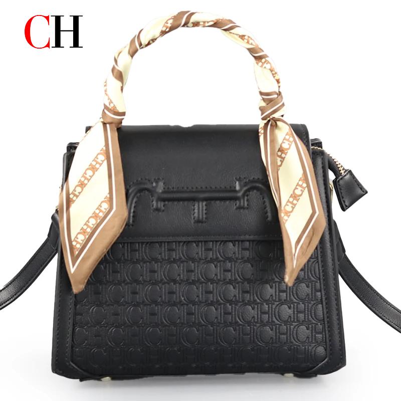 CH 뉴 여성 레트로 호스빗 핸드백 스카프 핸들 모노그 - Tote Bag Leather Monogram 리뷰 및 가격