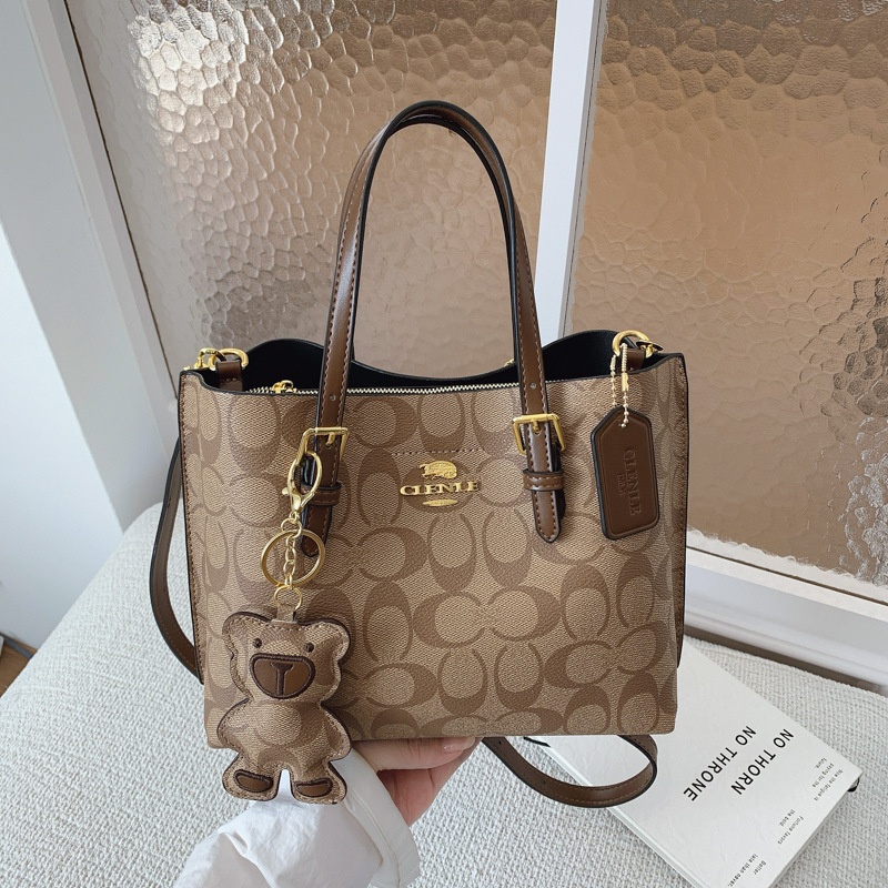 우아한 모노그램 토트백, 클래식 스타일의 여성용 가방, - Tote Bag Leather Monogram 리뷰 및 가격